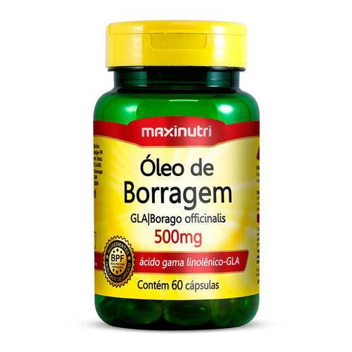 Óleo de Borragem - 60 Cápsulas - Maxinutri
