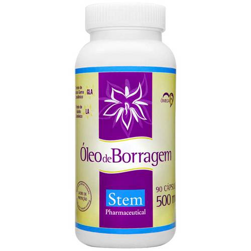 Óleo de Borragem - 90 Cápsulas - Stem Pharmaceutical
