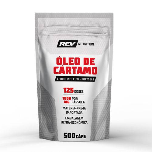 Óleo de Cártamo - 500 Cápsulas - Rev Nutrition
