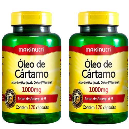 Óleo de Cártamo - 60 Cápsulas - Maxinutri