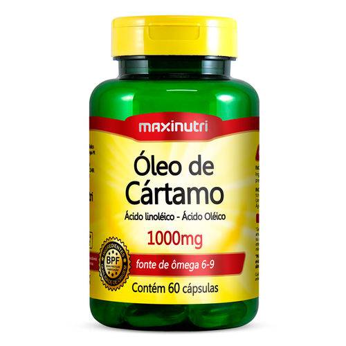 Óleo de Cártamo - 60 Cápsulas - Maxinutri