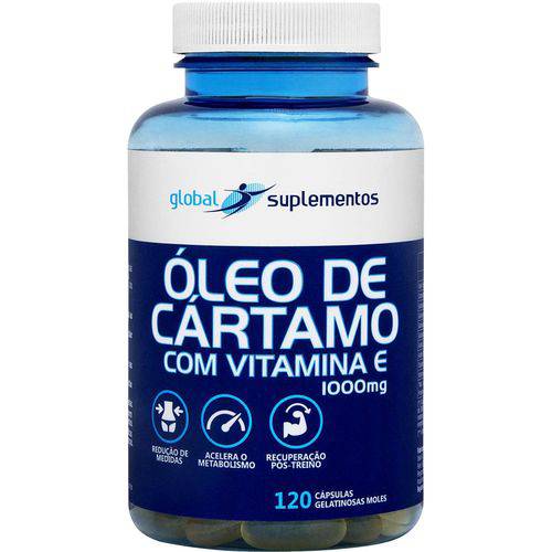 Óleo de Cártamo C/Vitamina e 1000mg (120 Caps) - Global Suplementos