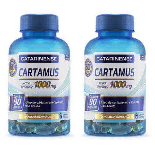 Óleo de Cártamo Cartamus 1000 - 2 Un de 90 Cápsulas - Catarinense