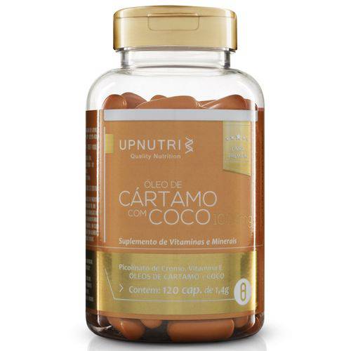 Óleo de Cártamo + Coco (120 Cápsulas) Upnutri