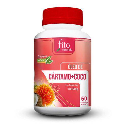 Óleo de Cártamo + Coco - 60 Cáps. - 1000mg