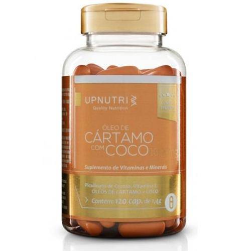 Óleo de Cártamo com Coco - 120 Cápsulas de 1000mg - Up Nutri
