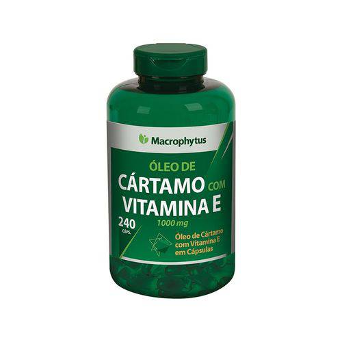 Óleo de Cártamo com Vitamina e 1000mg 240cáps Macrophytus