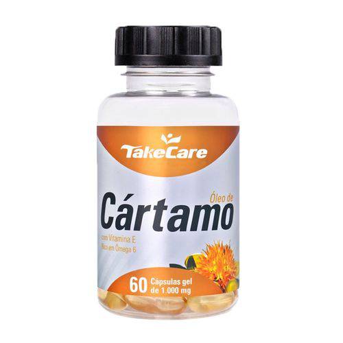 Óleo de Cártamo com Vitamina e - 60 Cápsulas - Take Care