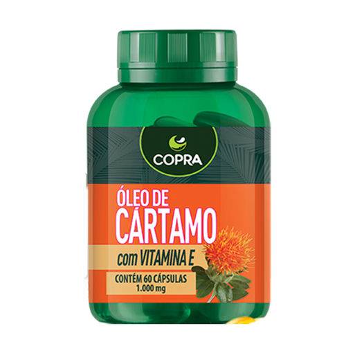 Óleo de Cártamo com Vitamina e Copra 60 Cápsulas de 1000mg