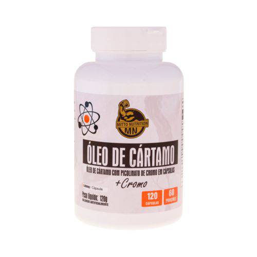 Óleo de Cártamo+Cromo 120cáps - Mitto Nutrition