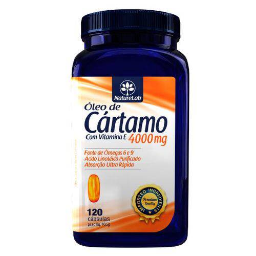 Óleo de Cártamo e Vitamina e (120 Cápsulas)