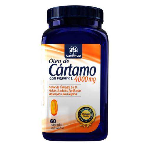 Óleo de Cártamo e Vitamina e (60 Cápsulas)