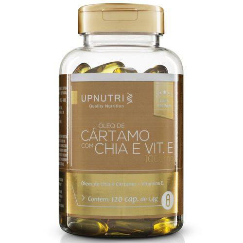 Óleo de Cártamo + Óleo de Chia + Vitamina e (120 Cápsulas) Upnutri