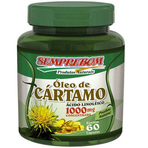 Óleo de Cartamo - Semprebom - 60 Caps 1000 Mg