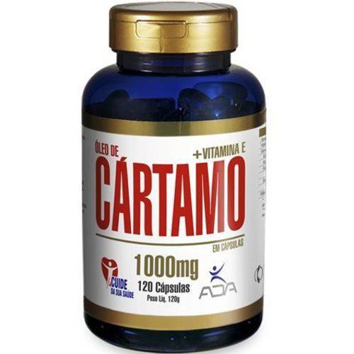Óleo de Cártamo + Vitamina e 120 Cápsulas 1g Ada