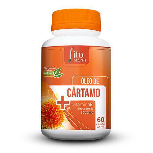 Óleo de Cártamo + Vitamina e - 60 Cáps. - 1000mg