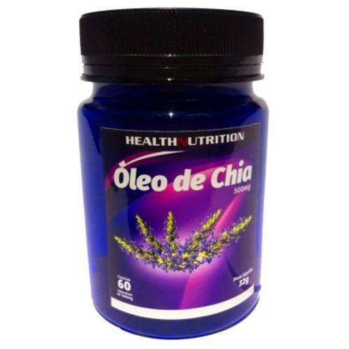 Óleo de Chia 500mg 60 Caps Health Nutrition