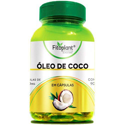 Óleo de Coco 1000 Mg Fitoplant - 3 Frascos
