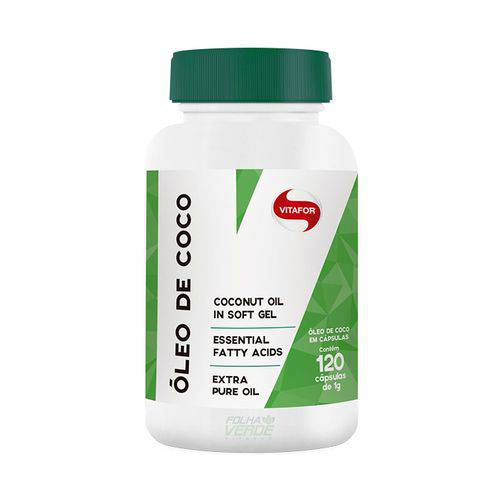 Óleo de Coco 1000mg 120 Caps - Vitafor