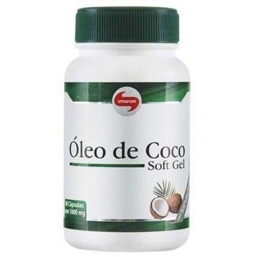 Óleo de Coco 1000Mg 60 Cápsulas - Vitafor