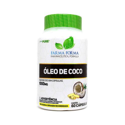 Óleo de Coco 1000mg 60 Cápsulas