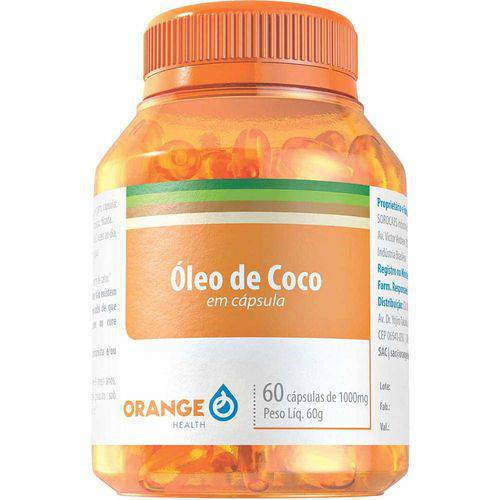 Óleo de Coco 1500 Mg (60 Caps) - Orange