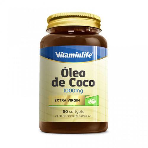 Oleo de Coco - 60 Capsulas - Vitamin Life