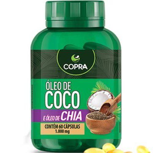 Óleo de Coco + Chia 60 Cáspulas 1g Copra