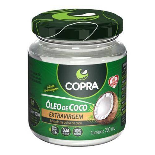 Óleo de Coco Extra-virgem 200ml Copra