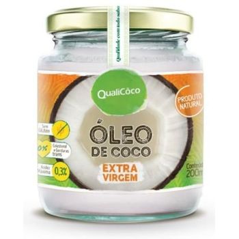 Óleo de Coco Extra Virgem 200ml Qualicôco