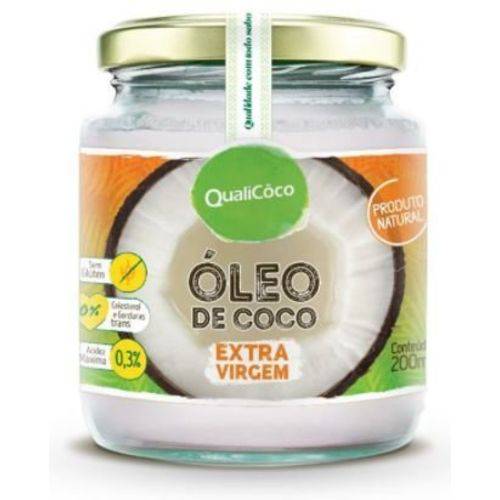Óleo de Coco Extra Virgem 200Ml Qualicôco