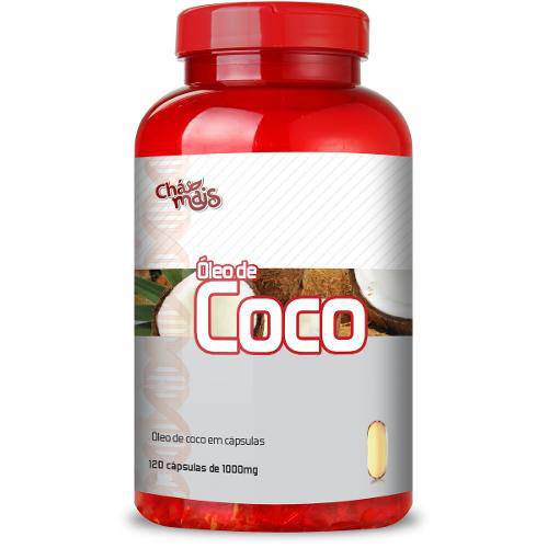 Óleo de Coco Extra Virgem 120 Cápsulas de 1000mg