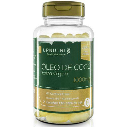 Óleo de Coco Extra Virgem (120 Cápsulas) Upnutri