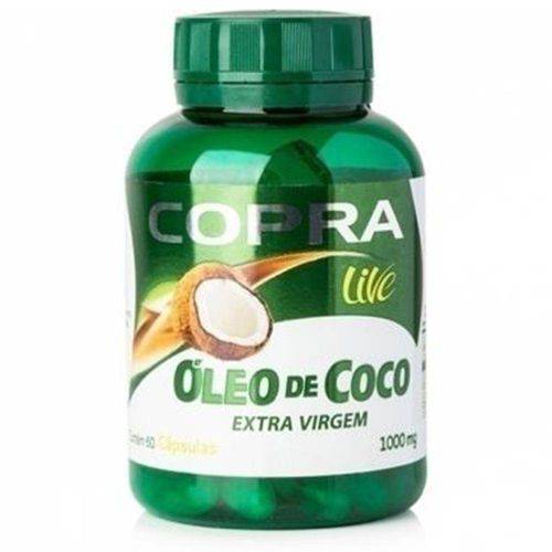 Óleo de Coco Extra Virgem (1000mg) 60 Cápsulas