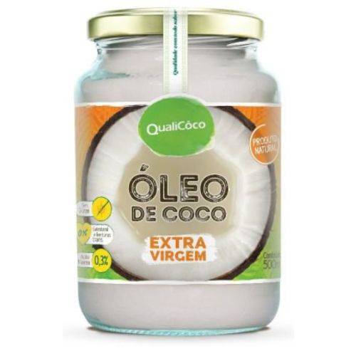 Óleo de Coco Extra Virgem 500Ml Qualicôco