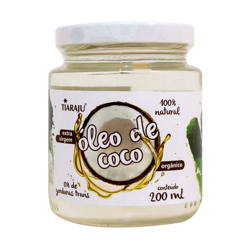 Óleo de Coco Extra Virgem Orgânico - Tiaraju - 200ml