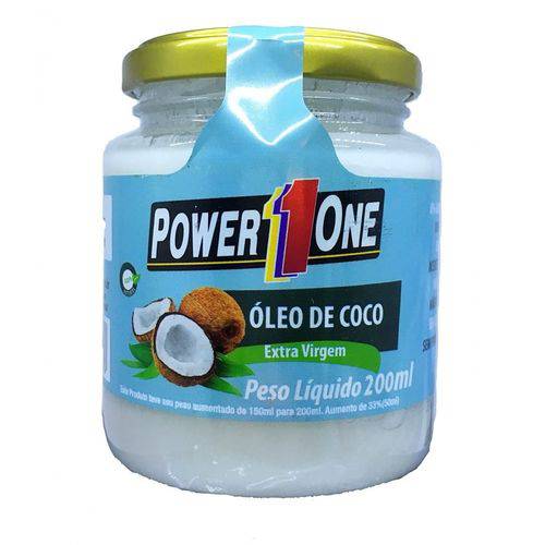 Oleo de Coco Extra Virgem Power1One 200 ML