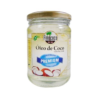Óleo de Coco Extra Virgem Premium 500ml - Finococo