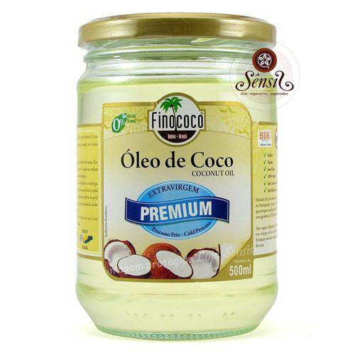 Óleo de Coco Extra Virgem Premium Finococo 500ml.