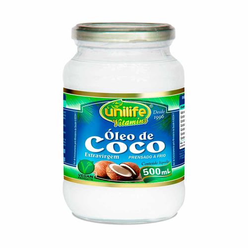 Óleo de Coco Extra Virgem - Unilife - 500ml