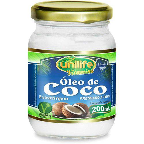 Óleo de Coco Extravirgem (200ml) - Unilife