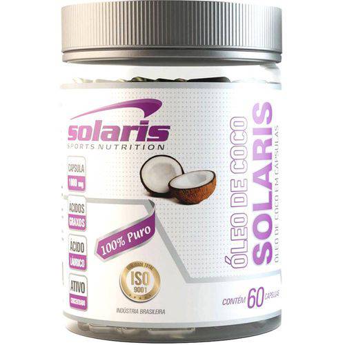 Óleo de Coco Solaris 60 Cápsulas - Solaris Nutrition