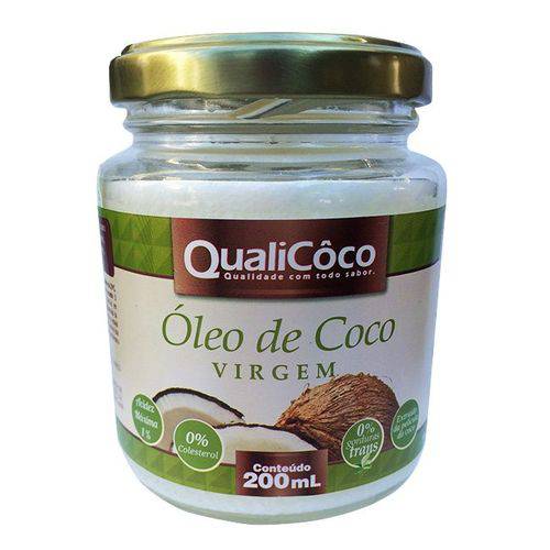 Óleo de Coco Virgem (200ml) - Qualicôco