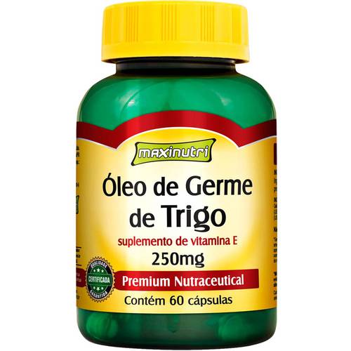 Óleo de Germe de Trigo 250Mg 60 Cápsulas Maxinutri