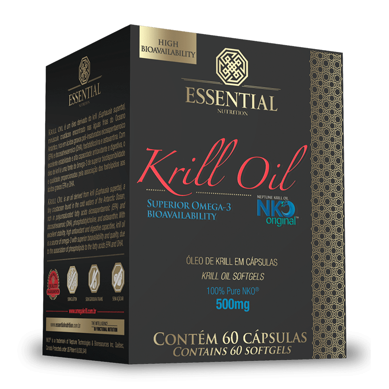 Óleo de Krill (60caps) Essential Nutrition