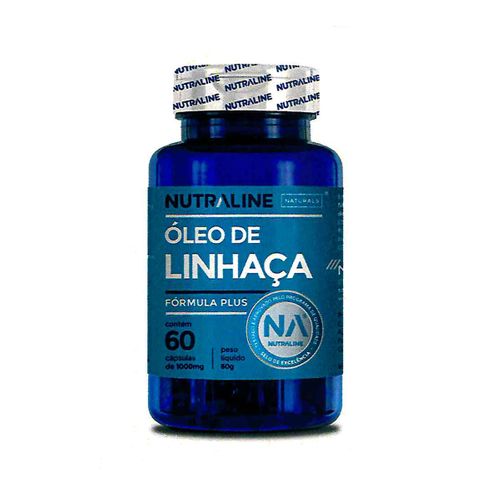Óleo de Linhaca - Nutraline - 60 Cápsulas de 1000mg