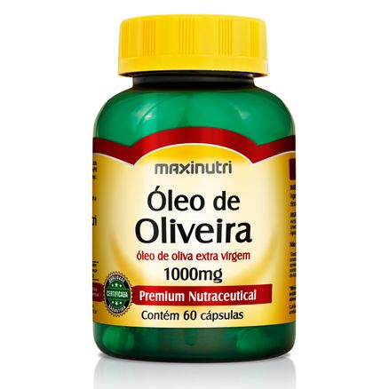 Óleo de Oliveira 1000mg 60 Cápsulas Maxinutri