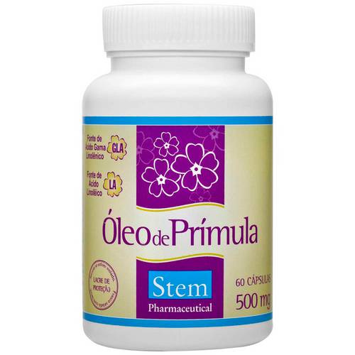 Óleo de Prímula 500mg - 60 Cápsulas - Stem Pharmaceutical