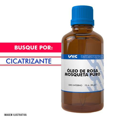 Óleo de Rosa Mosqueta Puro 30ml - Unicpharma