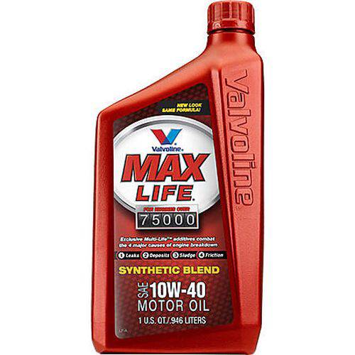 Óleo do Motor Valvoline MaxLife™ Motor Oil - Semi SINTÉTICO 10W40 Maxlife - Valvoline
